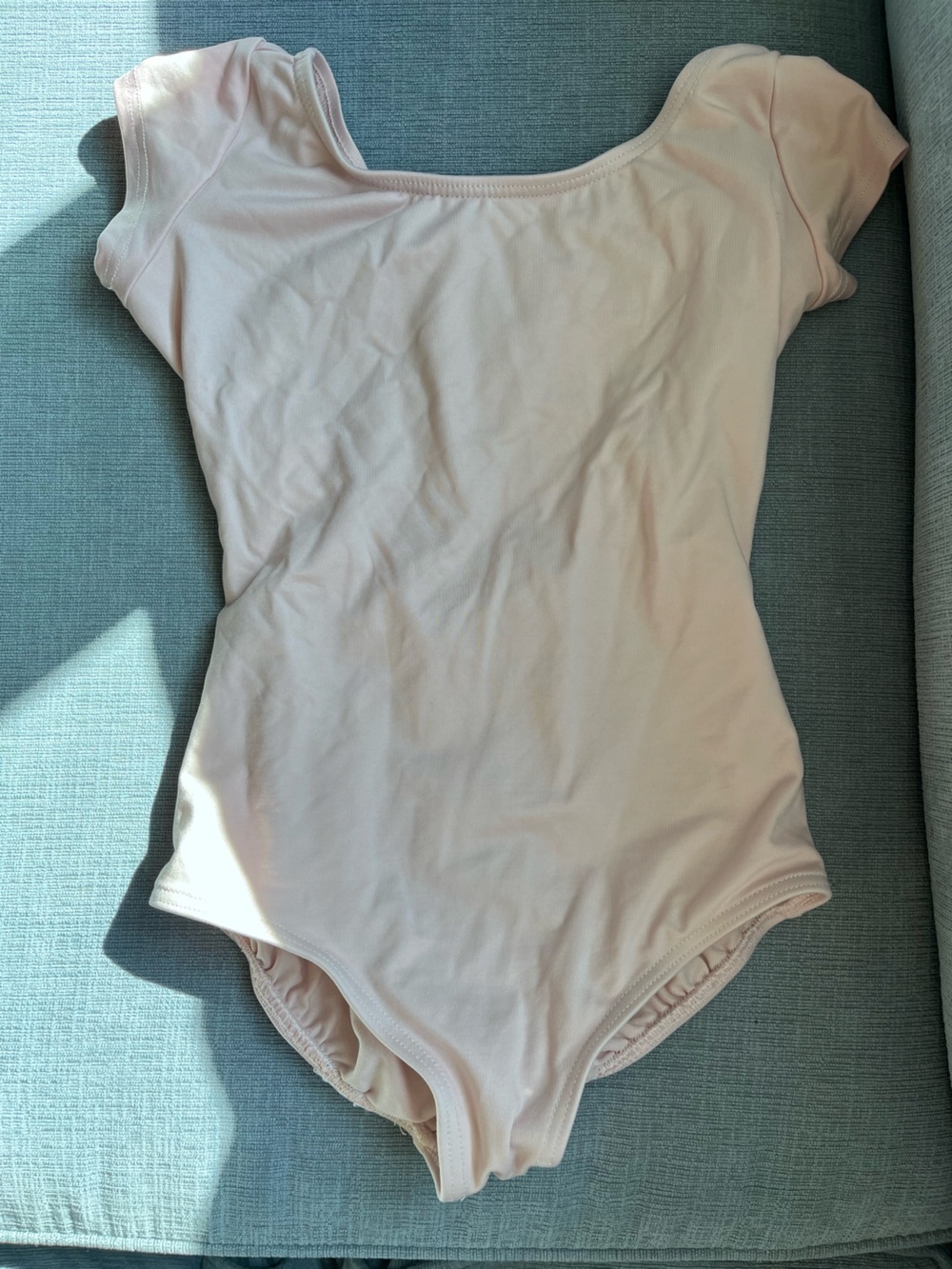 Capezio ballet pink Short Sleeve Ballet Leotard
